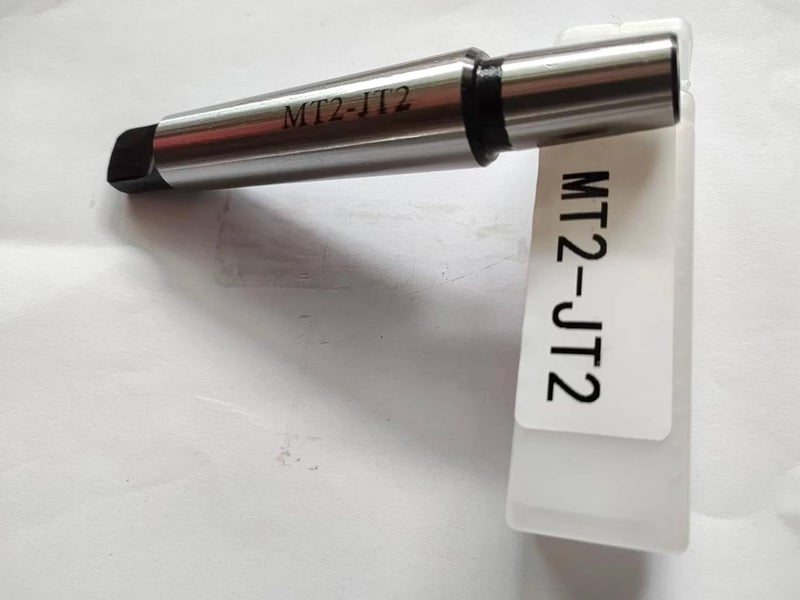 DMCMT MT2-JT2 Tongue Mohs Driver Socket Flat Tail Adapter MS2XJT2 Female Adapter for Mohs 2 Convert JT2 Unthreaded MORSE TAPER DRILL CHUCK ARBORS WITH TANG - Image 1